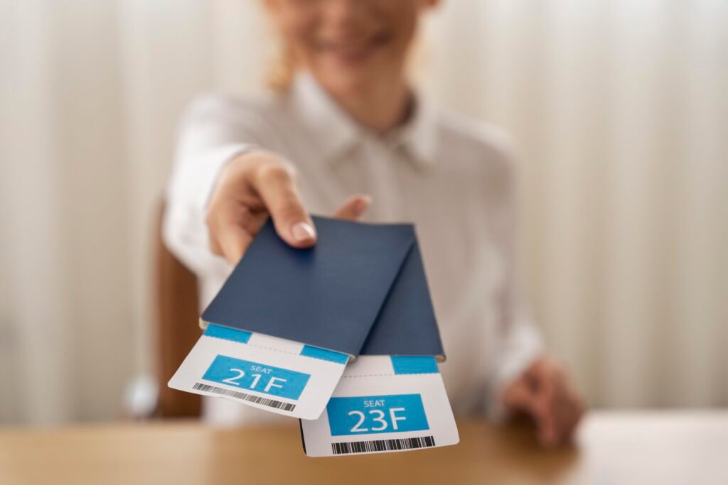 travel agent offering trip planning clients